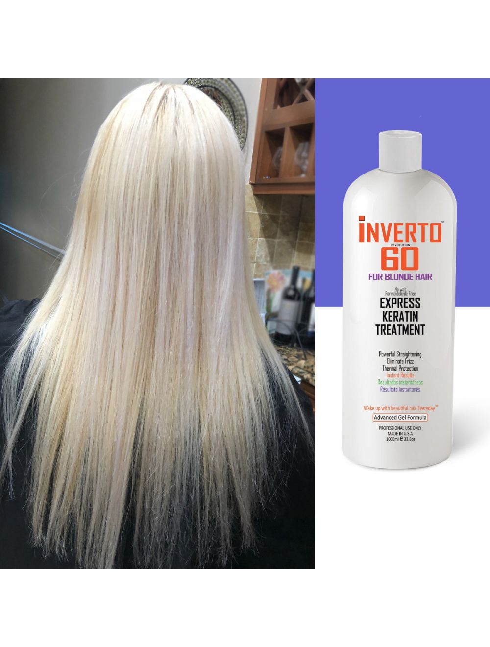 Keratin light treatment clearance