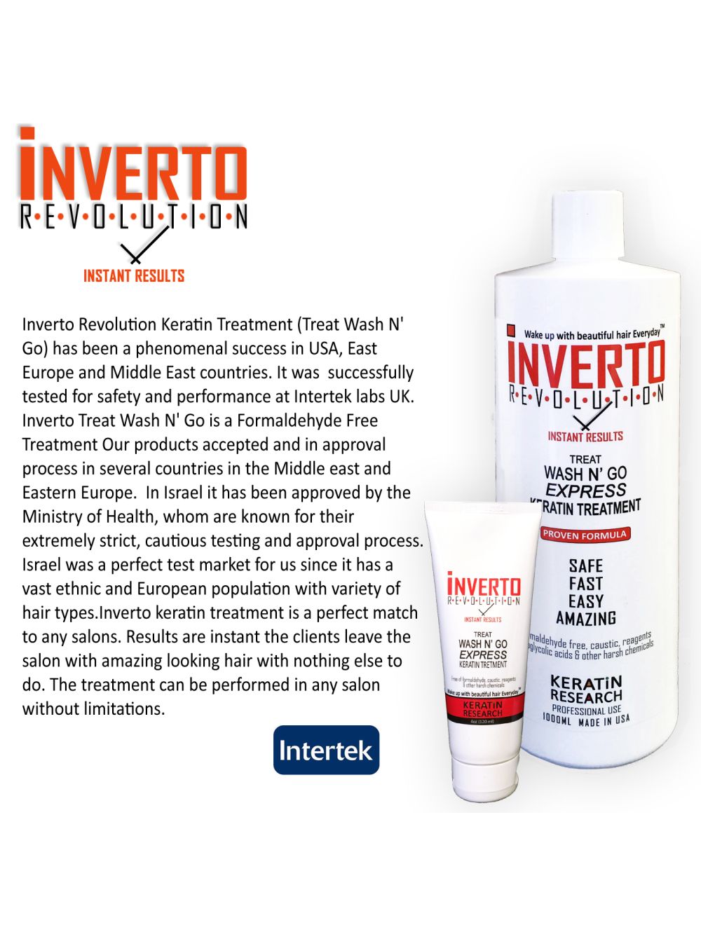 Inverto revolution deals keratin treatment