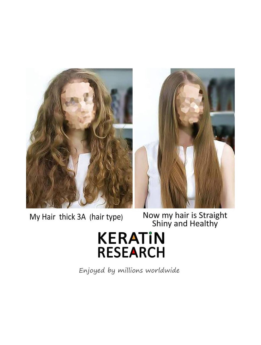 Keratin research online hair treatment set
