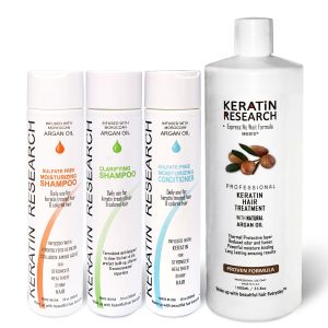 Original Formula XL Set 1000ml Keratin Hair Treatment With Moroccan Argan oil 4 Bottles kit
