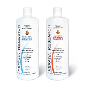 XL2 Sulfate free shampoo & moisturizing conditioner 2 x 1000ml bottles set with Moroccan Argan oil